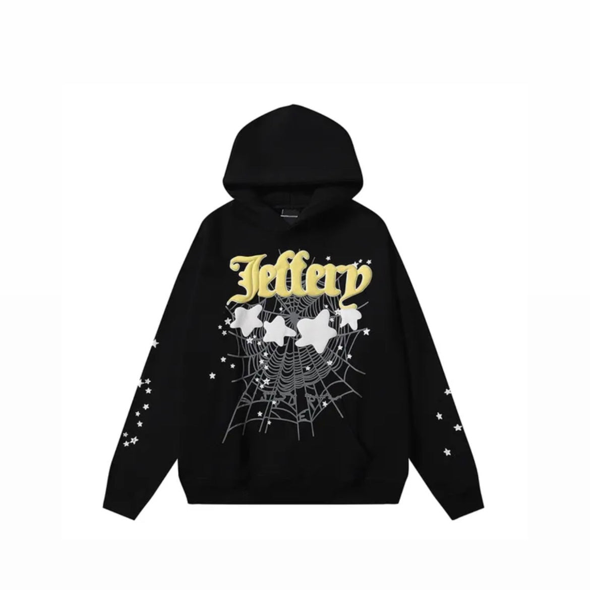 Sp5der Black Jeffery Hoodie